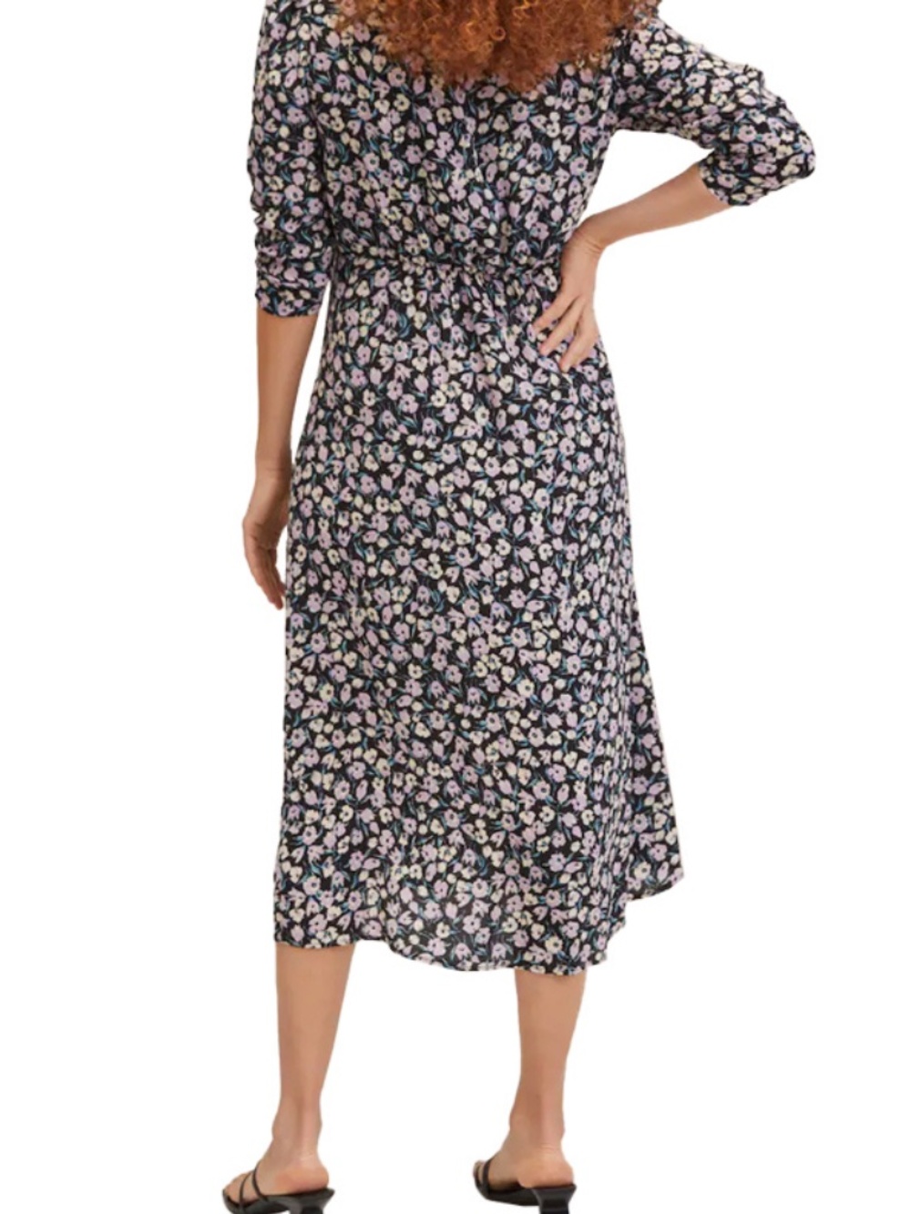 NWT Mango Ruched Detail Dress - Picture 2 of 3